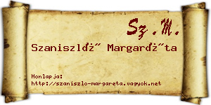 Szaniszló Margaréta névjegykártya